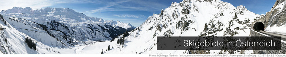 Skigebiete Österreichs